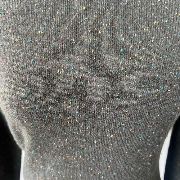 NWOT Talbots Cashmere 3/4 Sleeve Olive Green Crew Neck Sweater - Picture 6 of 7